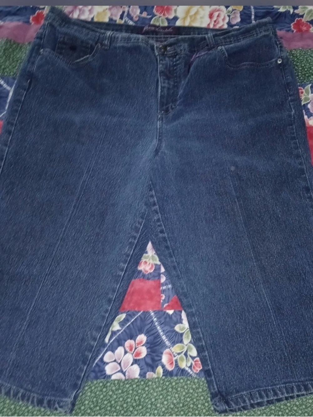 Gloria Vanderbilt Dark Blue Bootcut Jeans